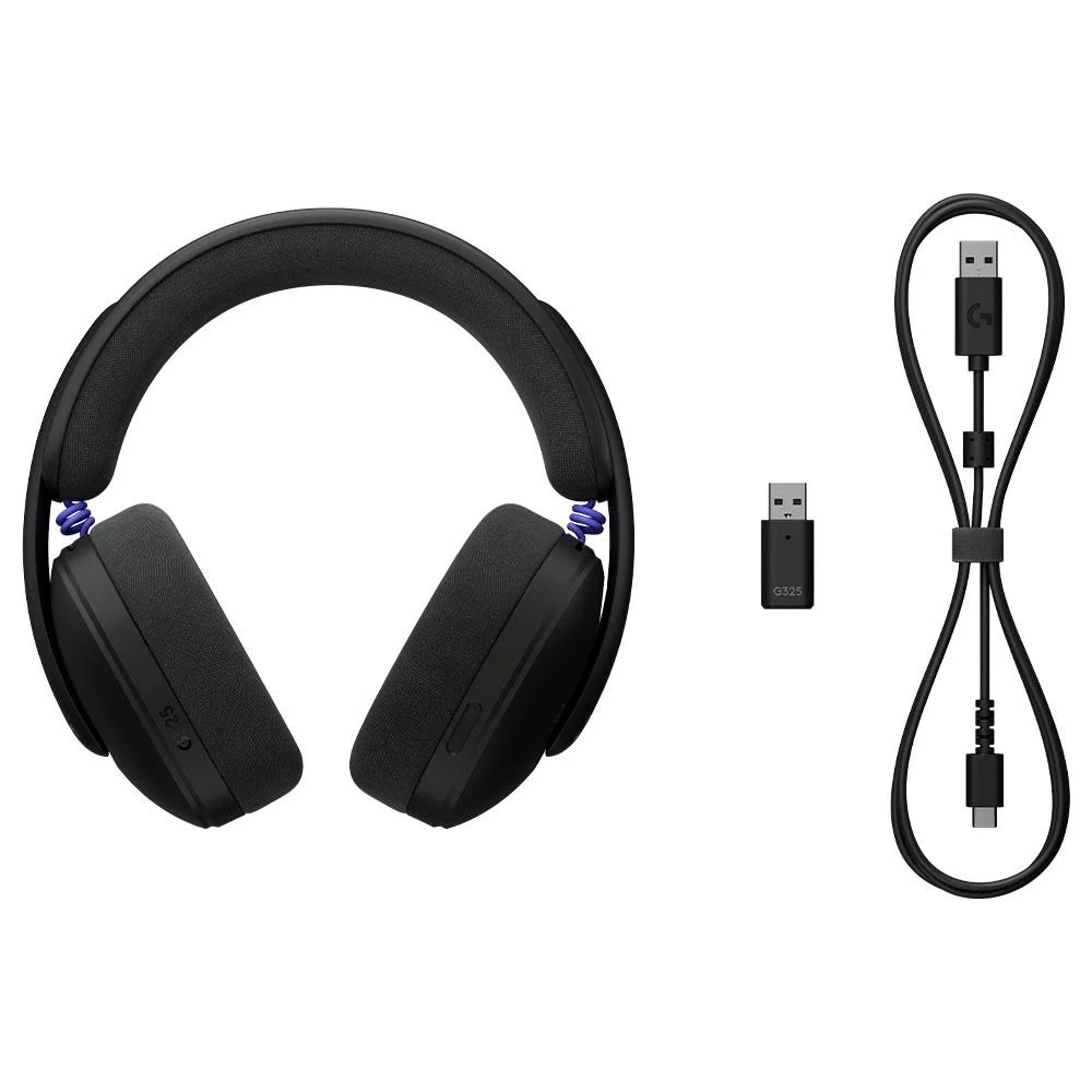 Headset Gamer Logitech G G325 S/ Fio Preto - 981-001523