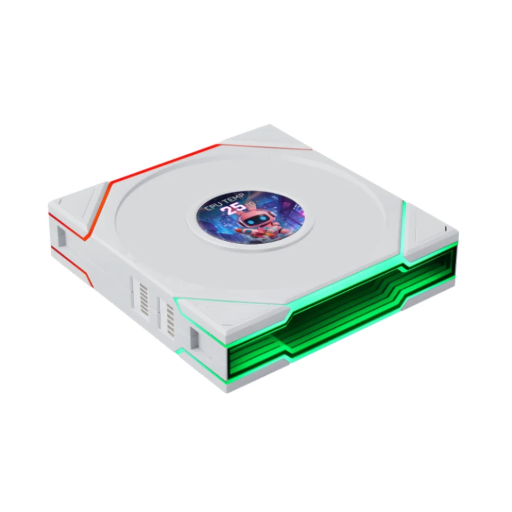 Imagem 3 de 3 do produto Fan 120mm Lian Li Uni Fan Tl Lcd Flex 120, ARGB, White - 12tllcd1f1w