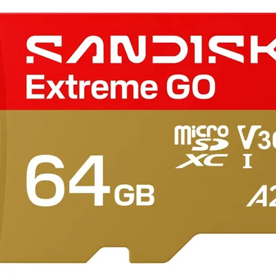 Cartão Memória Sandisk Micro Sd Xc 64gb 170mb/s Extreme Go Uhs-i V30 Sdsqxgn-064g