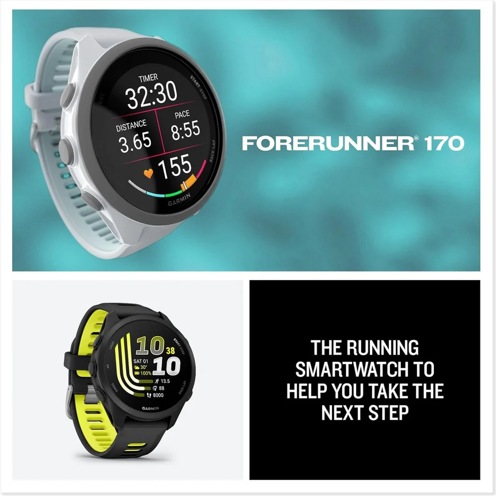 Imagem 2 de 5 do produto Relógio Garmin Forerunner 170 Music 010-03920-11 Branco