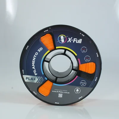 Filamento Pla+ Laranja Xfull 1kg Alta Precisão 1,75mm
