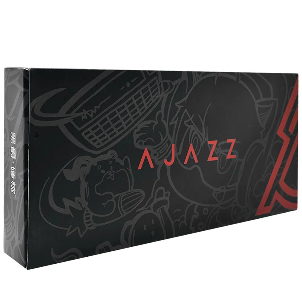 Imagem 2 de 4 do produto Teclado Gamer Ajazz Ak680 V2 Mini Usb RGB Layout Inglês Anti-ghosting Switch Mecânico Branco