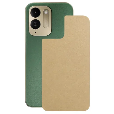 Película Para Xiaomi Poco M8x - Traseira Efeito Couro Bege - Gshield