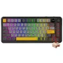 Teclado Gamer Mecânico Ajazz Ak820 Max Plus Wireless Bluetooth 2.4g RGB Hot-swap Switch Mecânico Preto Cinza