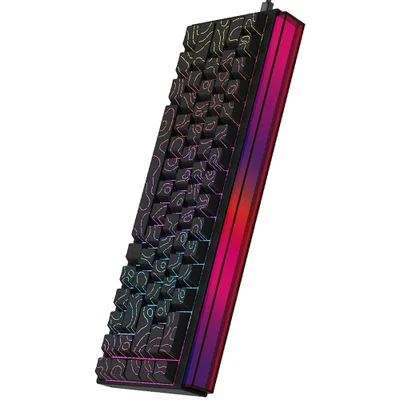 Teclado Gamer Mecânico Ajazz Nk68 Nacodex Mini Usb Switch Red Inglês LED Preto 987007