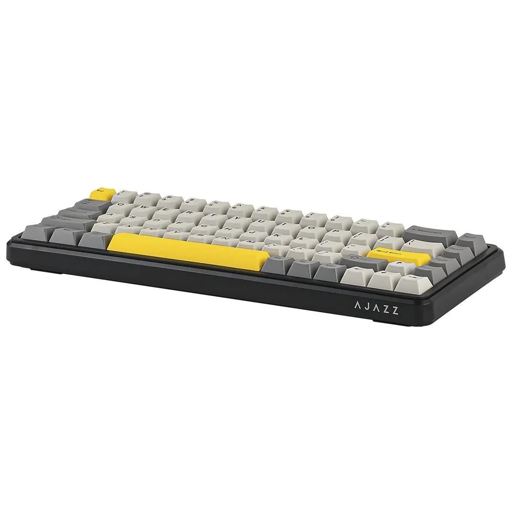 Imagem 2 de 3 do produto Teclado Gamer Mecânico Ajazz Ak680 Max Mini Usb RGB Hot-swap Switch Mecânico Anti-ghosting Inglês Preto Cinza