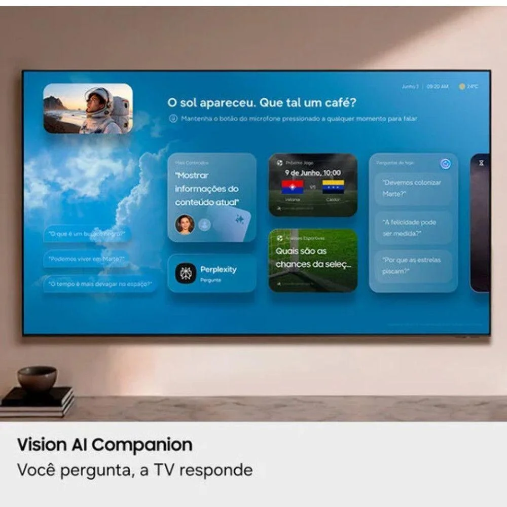 Imagem 3 de 5 do produto Smart Tv Samsung Un98u9500hgxzd 98 " 4k Crystal Bivolt