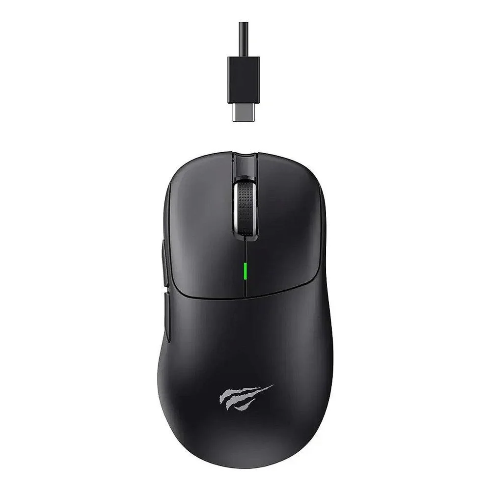 Imagem 4 de 4 do produto Mouse Gamer Havit Ms955wb, RGB, 22000dpi, 6 Botões, Tri-mode, Preto