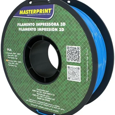 Filamento 3d - Pla Azul - Rolo 1kg (1.75mm) Der 5 - Mp