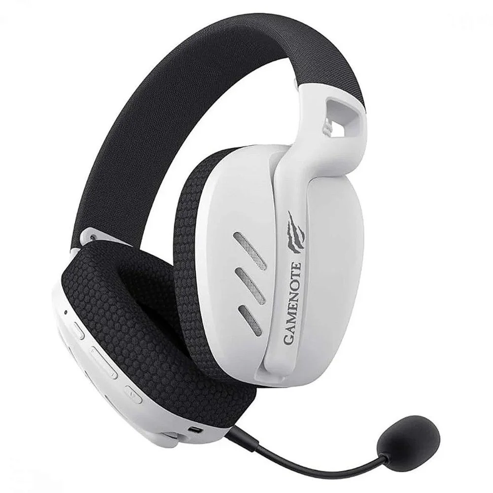 Imagem 4 de 5 do produto Headset Gamer Havit Quad-mode Fuxi-h6, Wireless, Bluetooth, Usb, 3.5mm, Drivers De 40mm, Branco