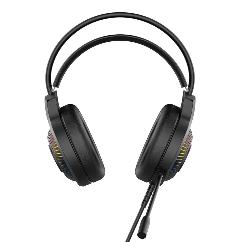 Imagem 4 de 5 do produto Fone Headset Gamer RGB Mizar Preto Warrior P2 E Usb 3,5mm