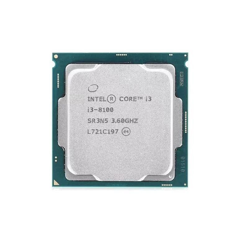 Processador Intel Core i3-8100 LGA  1151 3.60ghz 3mb Tray