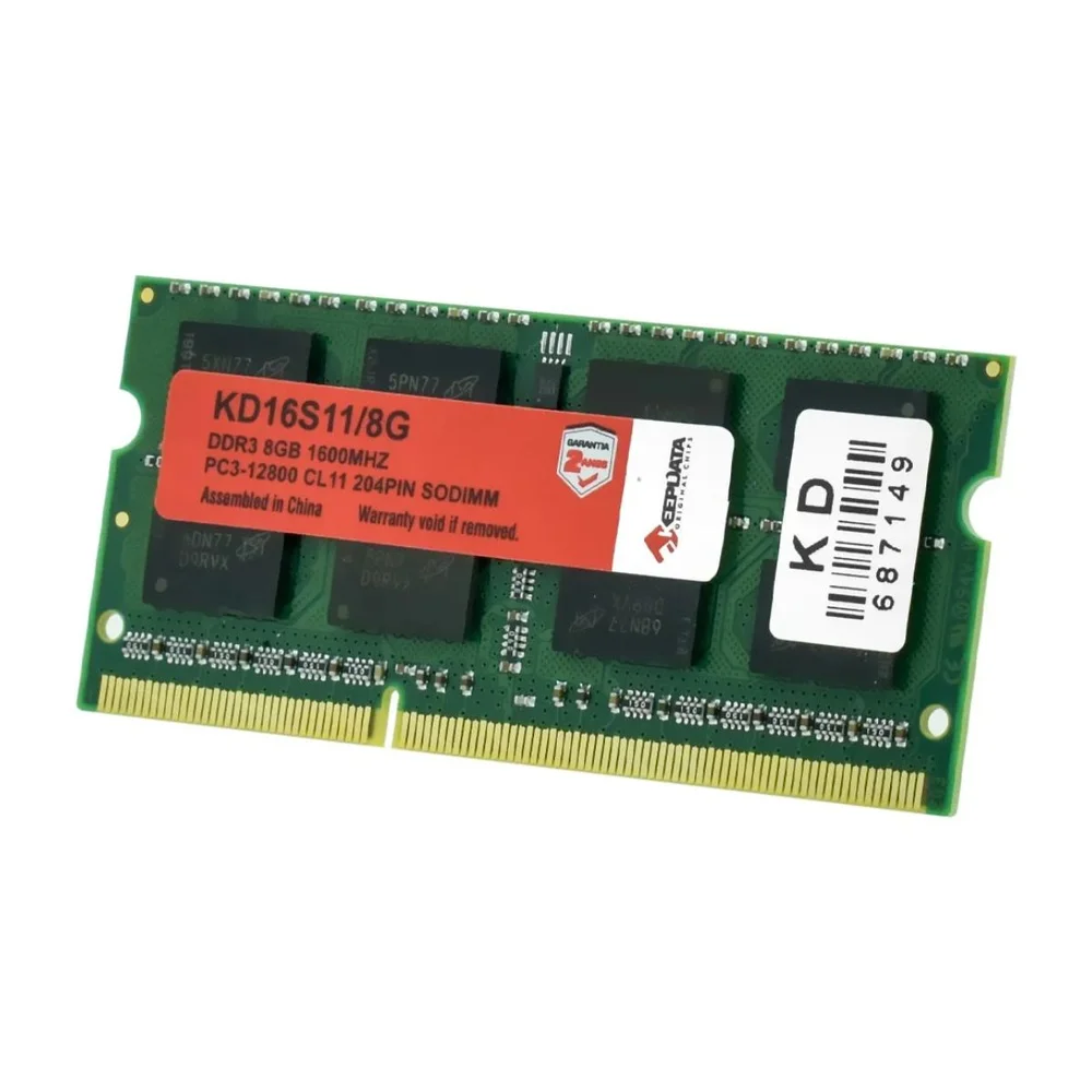 Imagem 5 de 5 do produto Memoria Ram Para Notebook Keepdata 8GB Ddr3 1600mhz Cl11 Kd16s11 8g