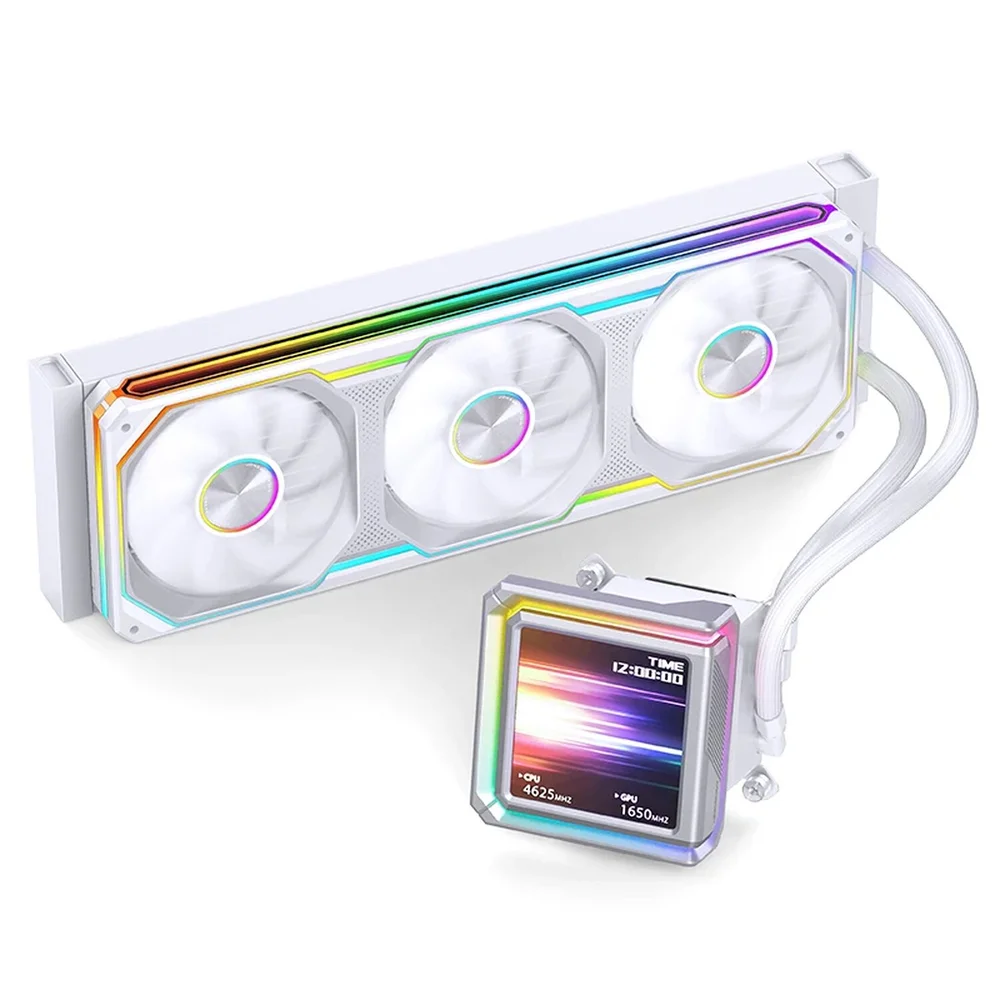 Watercooler Jonsbo Tx-360 Display Lcd 360mm ARGB Branco Watercooler Jonsbo Tx-360 Display Lcd 360mm ARGB Branco