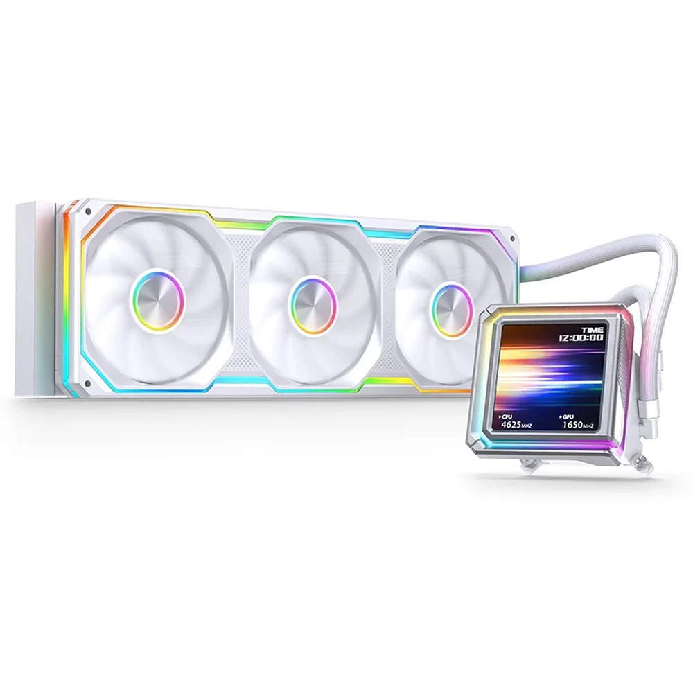 Watercooler Jonsbo Tx-360 Display Lcd 360mm ARGB Branco Watercooler Jonsbo Tx-360 Display Lcd 360mm ARGB Branco