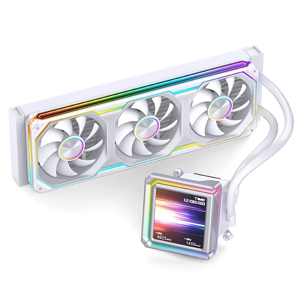Watercooler Jonsbo Tx-360 Display Lcd 360mm ARGB Branco Watercooler Jonsbo Tx-360 Display Lcd 360mm ARGB Branco