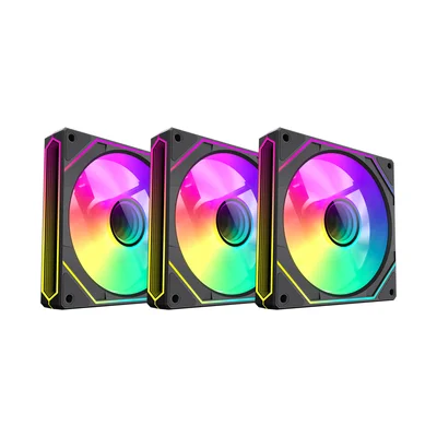 Kit 3 Fan ARGB Gamemax Nevihta Fn12a-s8i-bk