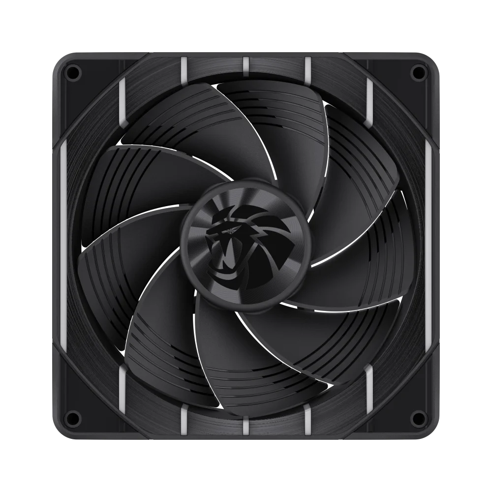 Imagem 2 de 5 do produto Kit 3 Fan ARGB Gamemax Tornado T12 Rbk Reverso