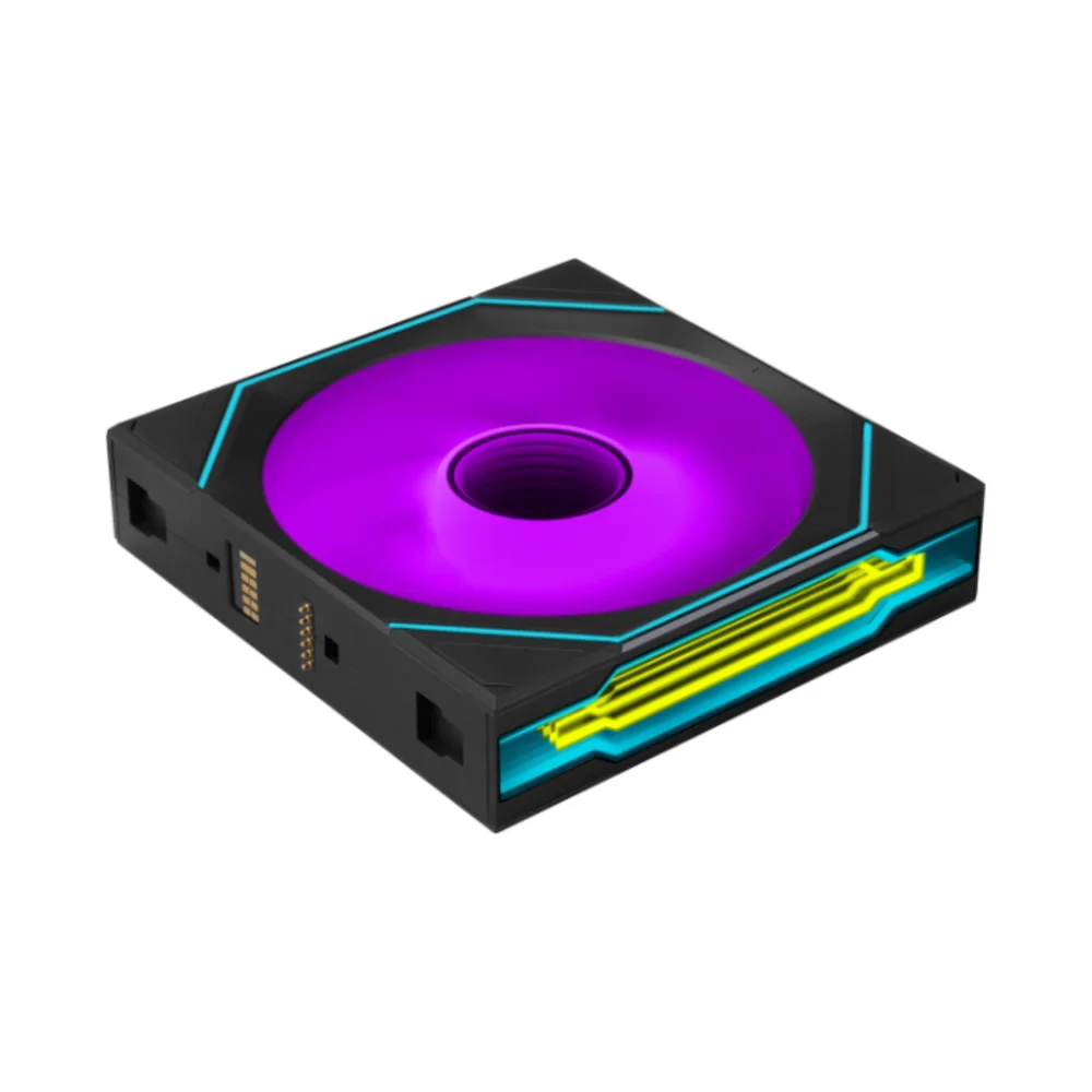 Imagem 2 de 4 do produto Kit 3 Fans 120mm Lian Li Uni Fan Sl-inf Flex 120, ARGB, C/ Controladora Wireless, Black - 12slin1f3b