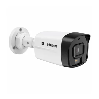 Câmera Ip 2 Megapixels Inteligente 20m Poe Vipc 1220 B Full Color + Intelbras