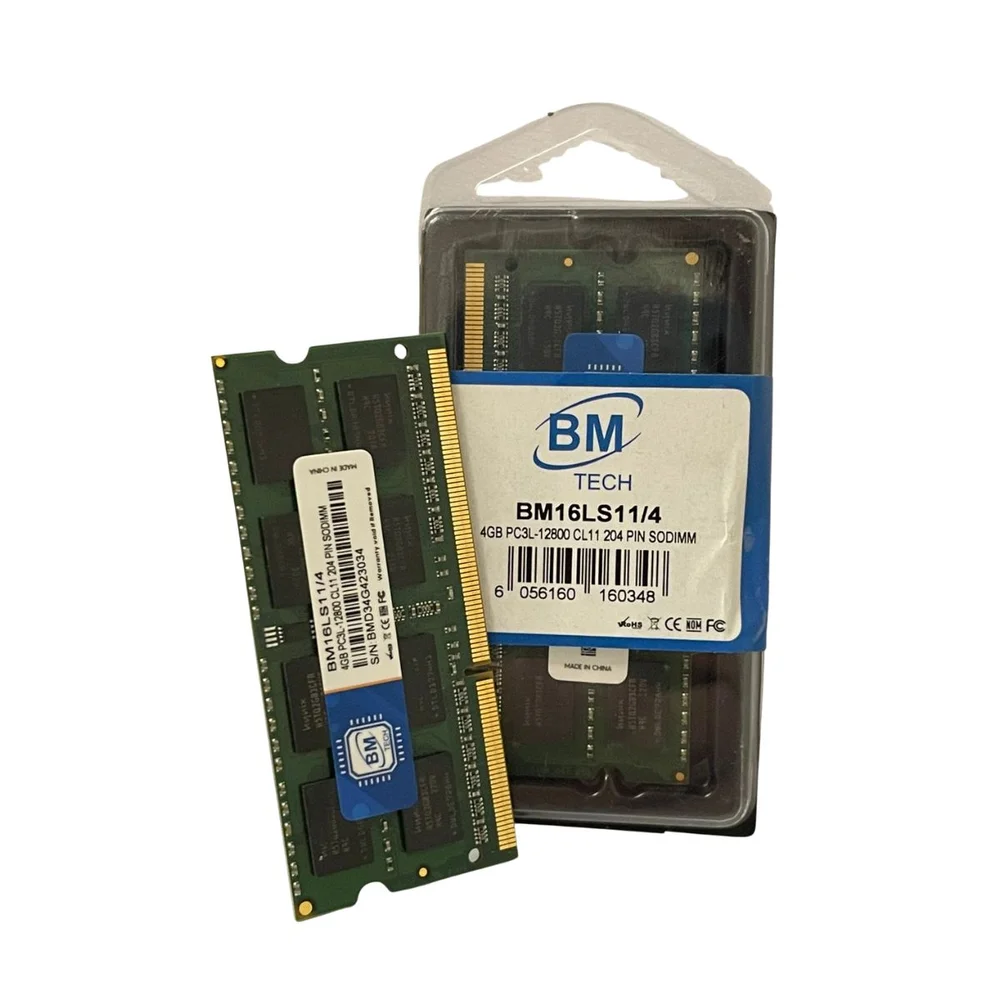 Imagem 3 de 4 do produto Memoria Ram Para Notebook Bmtech 4gb Ddr3l 1600mhz Cl11 Bm16ls11 4