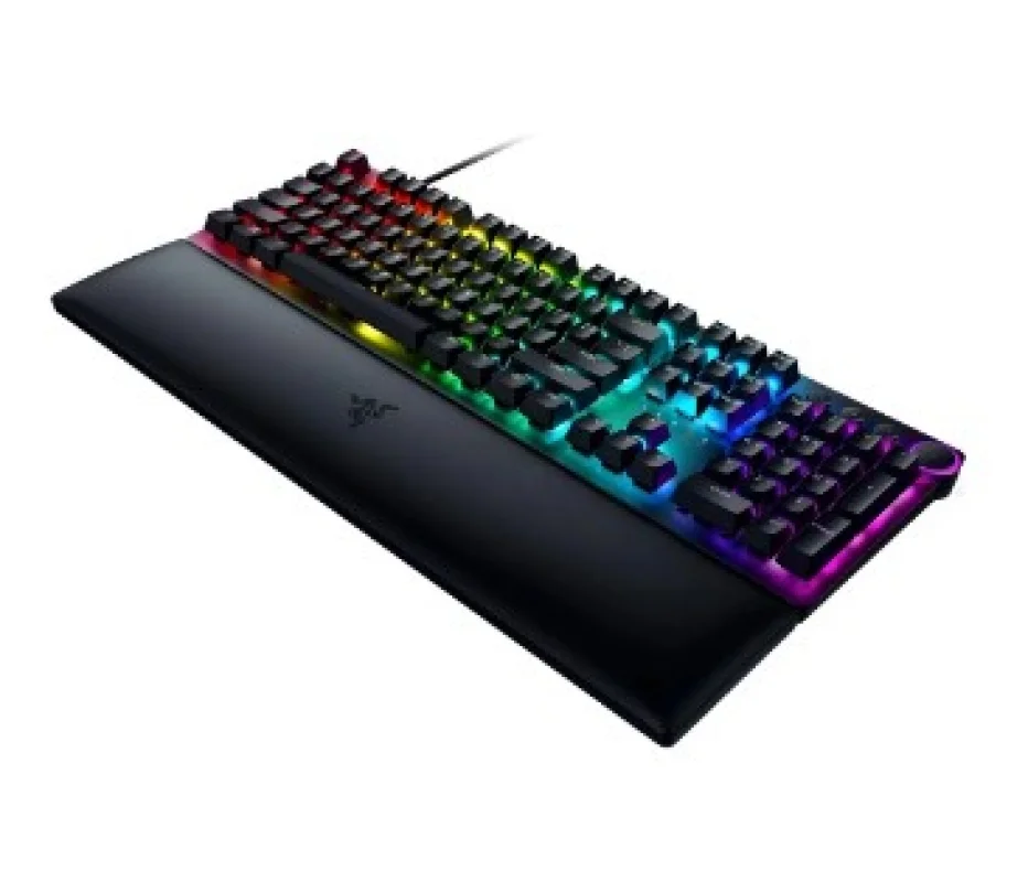 Imagem 2 de 3 do produto Teclado Razer Qwerty Inglês Us Cor Preto Com Luz RGB