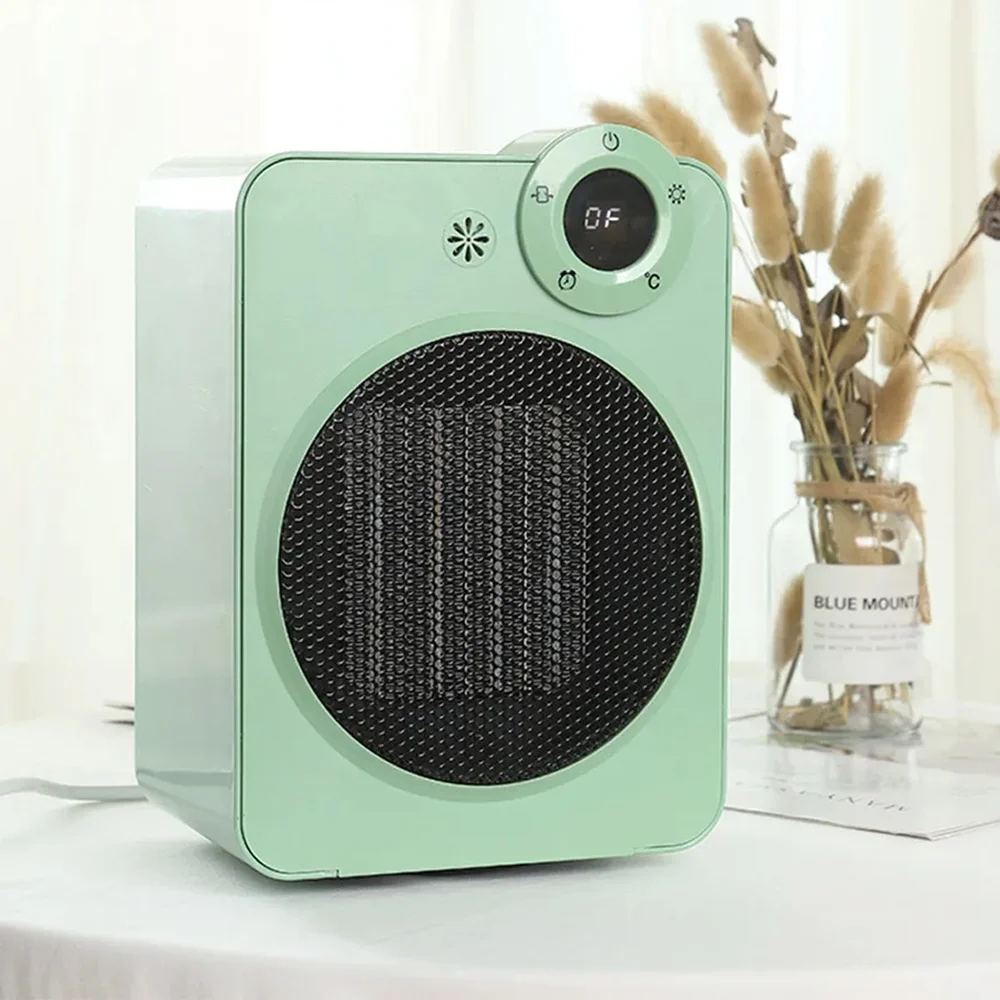 Imagem 2 de 5 do produto Aquecedor Eletrico Portatil Display Digital Controle Angulo 70 Graus Temperatura Ajustavel Potente Casa Trabalho