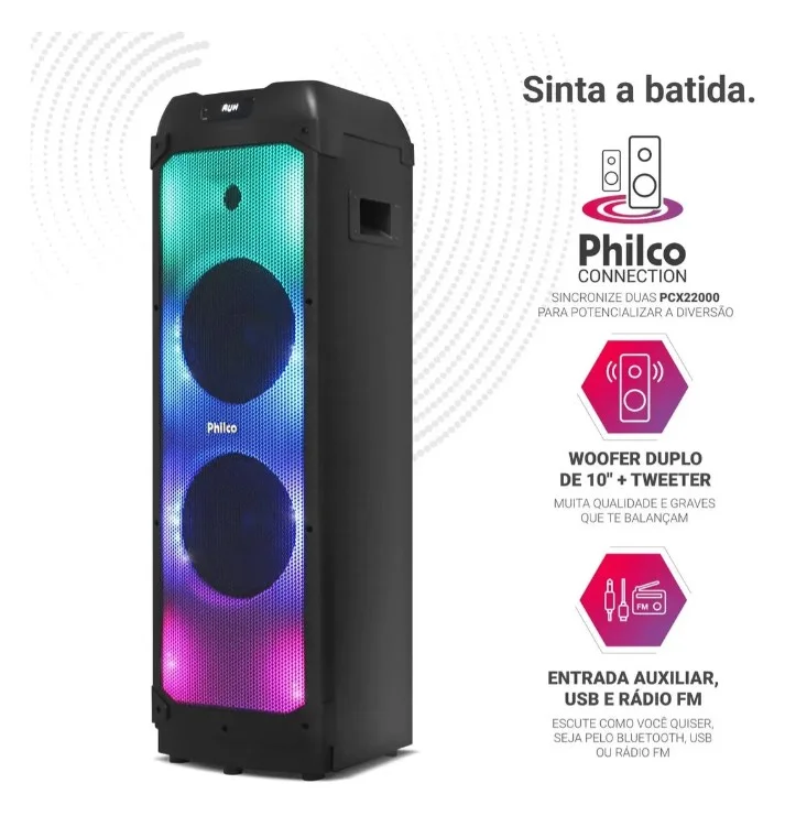 Imagem 5 de 5 do produto Caixa De Som Amplificada Philco PCx 22000