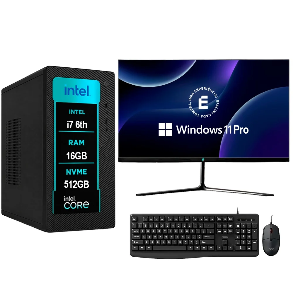 Computador PC Completo Efacini Pro i7 6700hq 16gb