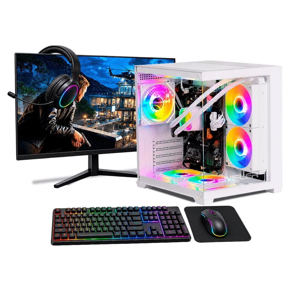 PC Gamer Completo Ryzen 5 5600GT, 16GB DDR4, SSD 480GB, 500W - GY3KCH6L-E