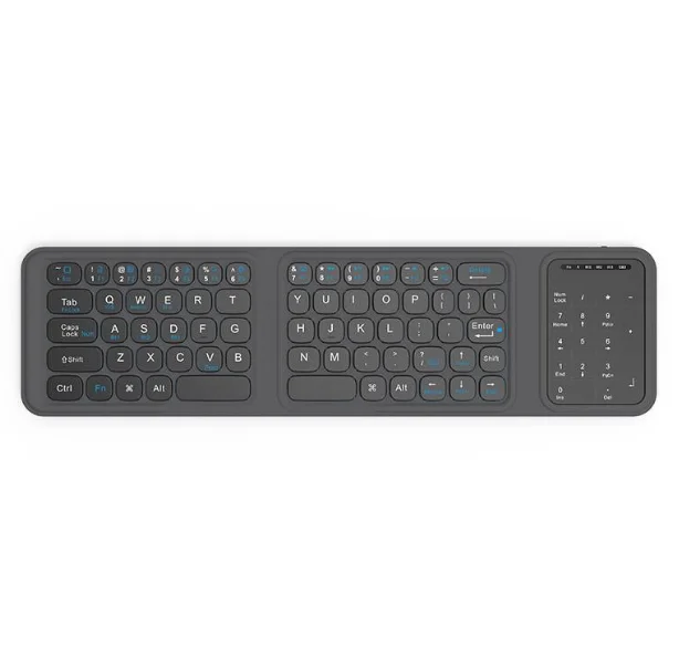 Imagem 2 de 3 do produto Teclado Sem Fio 200mah Universal Dobrável Wiwu Fmk-05