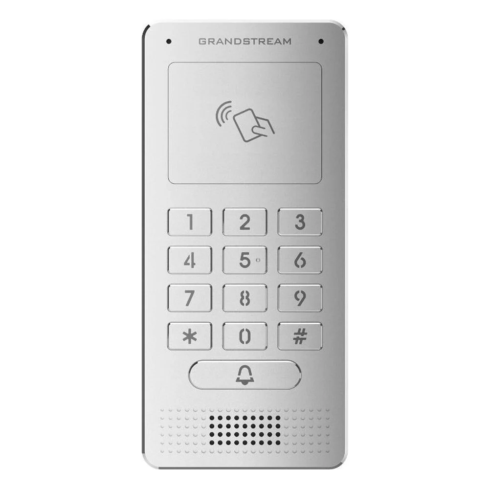 Interfone Ip Grandstream Gds3705 Porteiro De Áudio Hd Teclado Rfid Antivandalismo Poe Sip