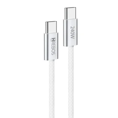 Cabo Carregador Turbo Celular Usb C X Usb C - Hrebos Anankelink 240w 1m