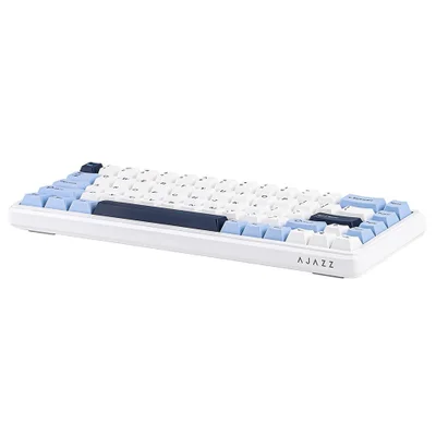 Teclado Gamer Ajazz Ak680 Max Mini Magnético Usb RGB Inglês Azul Switches Magnéticos Anti-ghosting Compacto