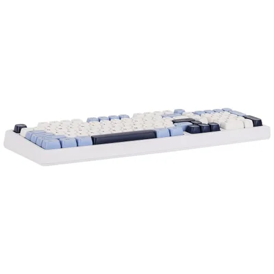 Teclado Gamer Ajazz Af98 Usb Inglês Azul 985713 Mecânico Switch Hot-swap Iluminação RGB Anti-ghosting