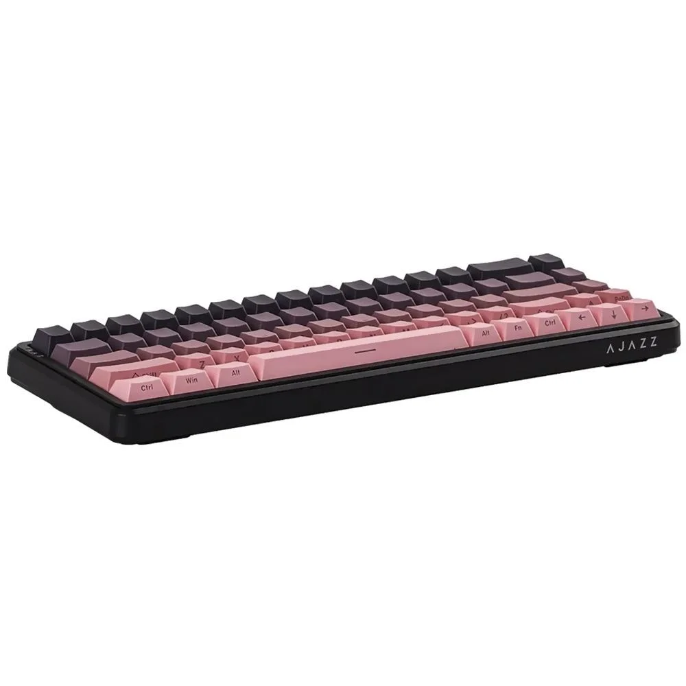 Imagem 2 de 4 do produto Teclado Gamer Ajazz Ak680 Max Nacodexx Mini Magnético Mecânico Usb RGB Switch Rápido Inglês Rosa