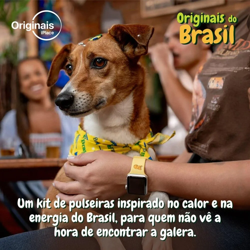 Imagem 5 de 5 do produto Kit Pulseira Apple Watch 38/40/41 Mm,   Do Brasil