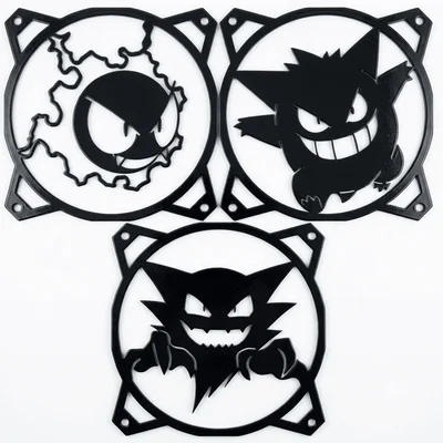 Grade Fan 120mm Pokemon PC Gamer Decorativa RGB Cooler Ventoinha