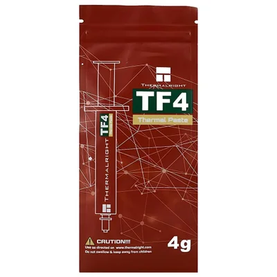 Pasta Térmica Thermalright Tf4 9.5w/m-k 4g Cinza Alta Condutividade Processador Cpu Gpu Placa De Vídeo Gamer