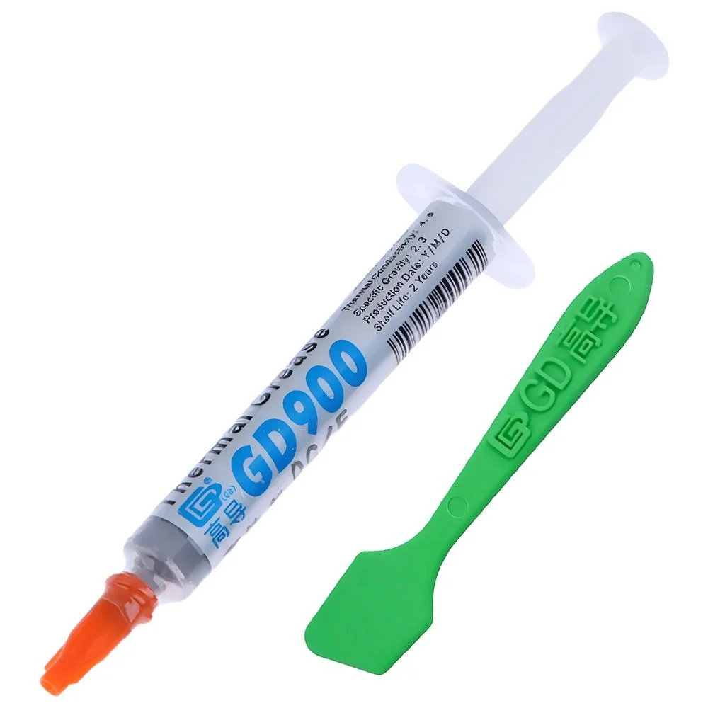 Imagem 3 de 3 do produto Pasta Térmica Thermal Grease Gd900-ba4 4g Prata Condutiva Alta Performance Processador Placa De Vídeo Cpu Gpu