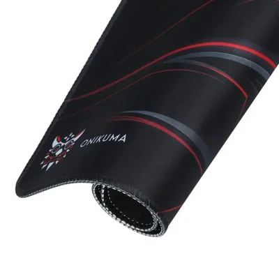 Mousepad Gamer Onikuma Mp002 350x300 2mm Base Antiderrapante Tecido De Alta Precisão Preto