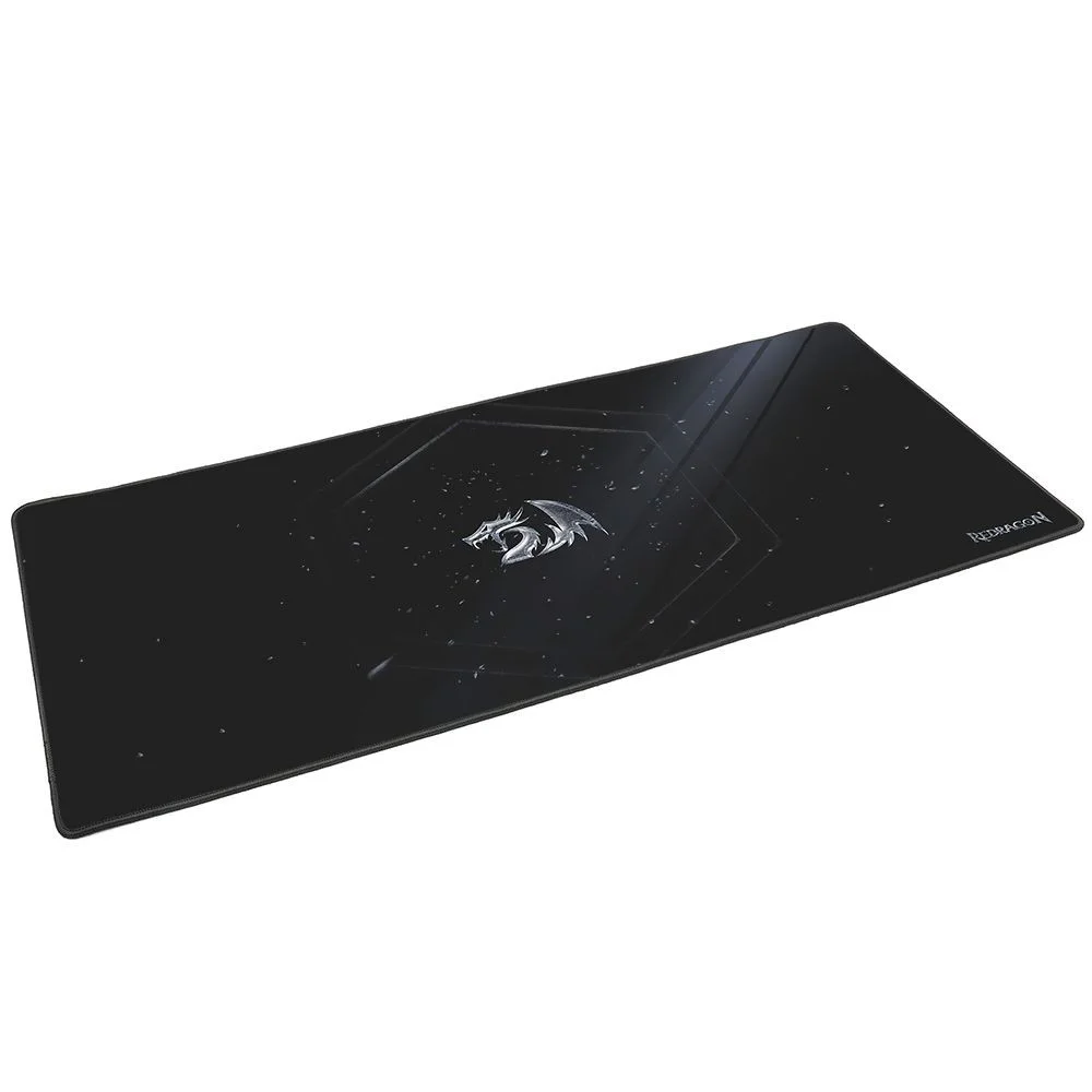 Imagem 2 de 4 do produto Mousepad Gamer Redragon P041 Xeon 900x400 3mm Grande Antiderrapante Superfície Speed Borda Costurada Preto
