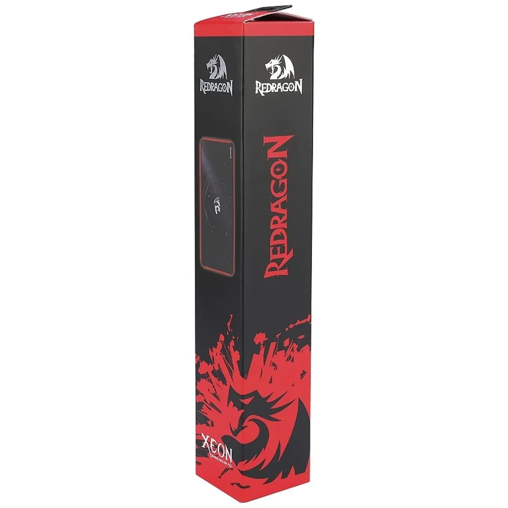 Imagem 4 de 4 do produto Mousepad Gamer Redragon P041 Xeon 900x400 3mm Grande Antiderrapante Superfície Speed Borda Costurada Preto