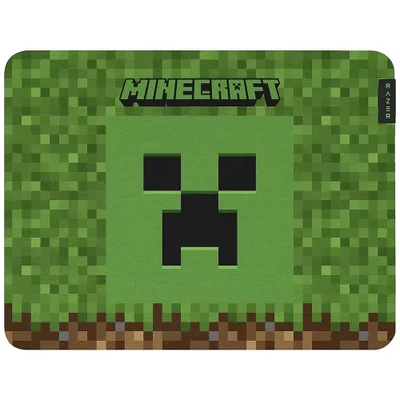 Mousepad Gamer Razer Gigantus V2 Minecraft Rz02-03333800-r3m1 360x275mm 3mm Base Antiderrapante Tecido Otimizado Preto