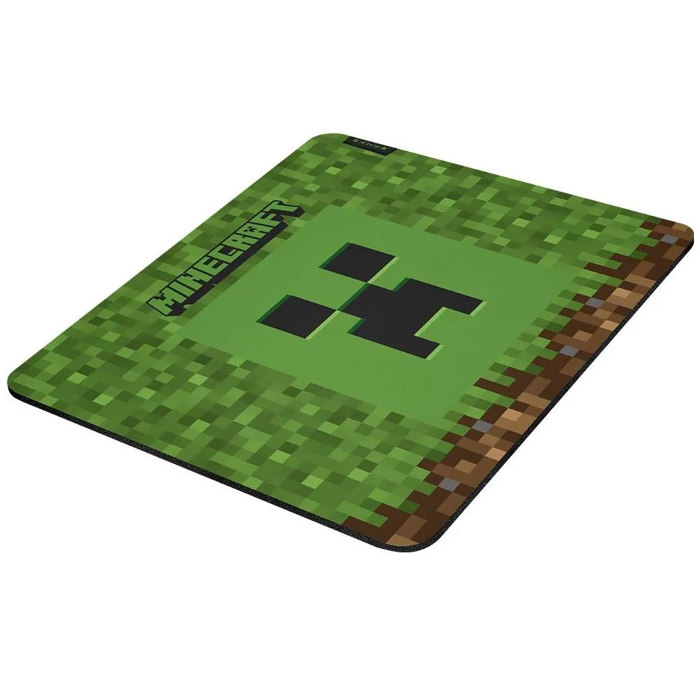 Imagem 2 de 4 do produto Mousepad Gamer Razer Gigantus V2 Minecraft Rz02-03333800-r3m1 360x275mm 3mm Base Antiderrapante Tecido Otimizado Preto