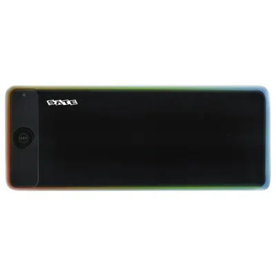Mousepad Gamer Satellite A-pad09w RGB 80x30 Grande Base Antiderrapante LED Preto
