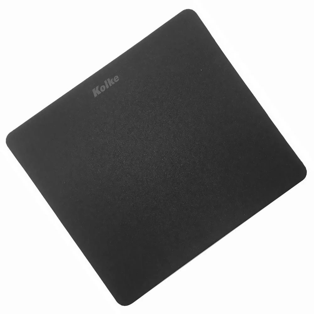 Imagem 2 de 3 do produto Mousepad Kolke Ked-151 220x220mm Preto Base Emborrachada Superfície Deslizante Gamer Escritório
