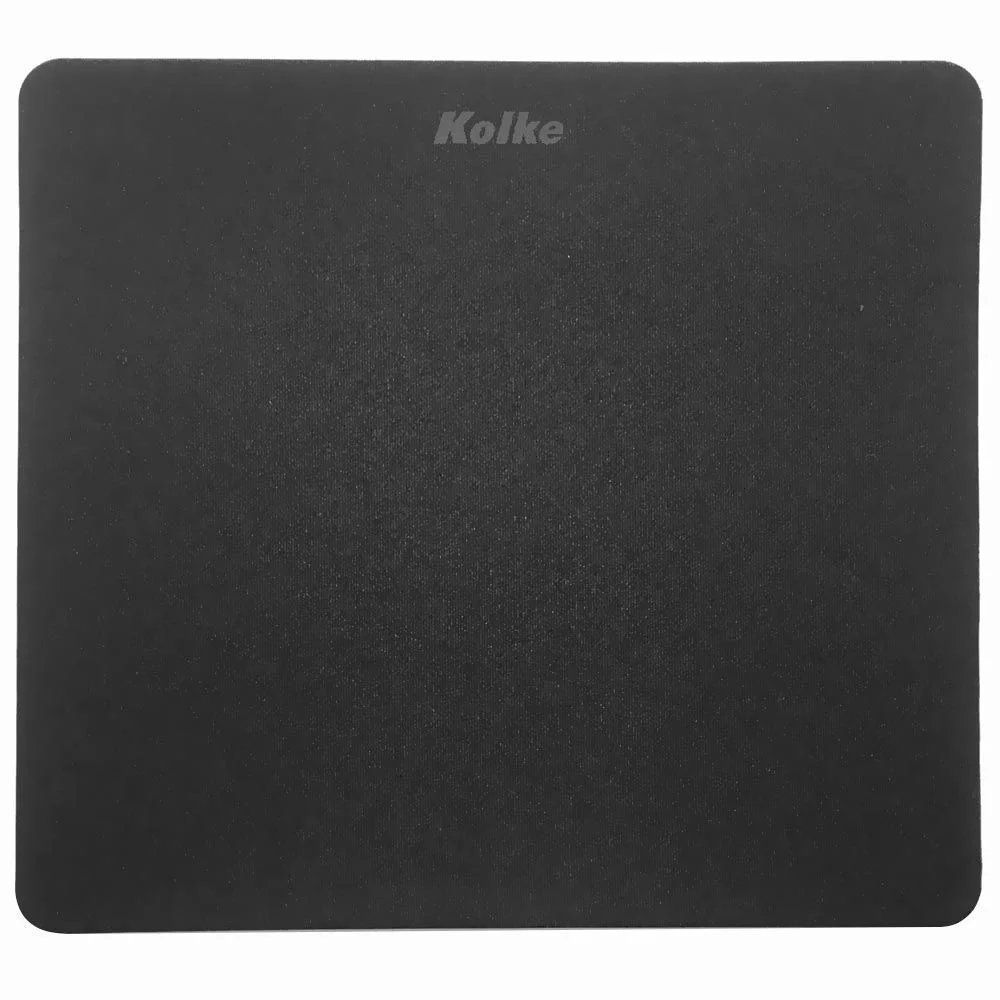 Imagem 3 de 3 do produto Mousepad Kolke Ked-151 220x220mm Preto Base Emborrachada Superfície Deslizante Gamer Escritório