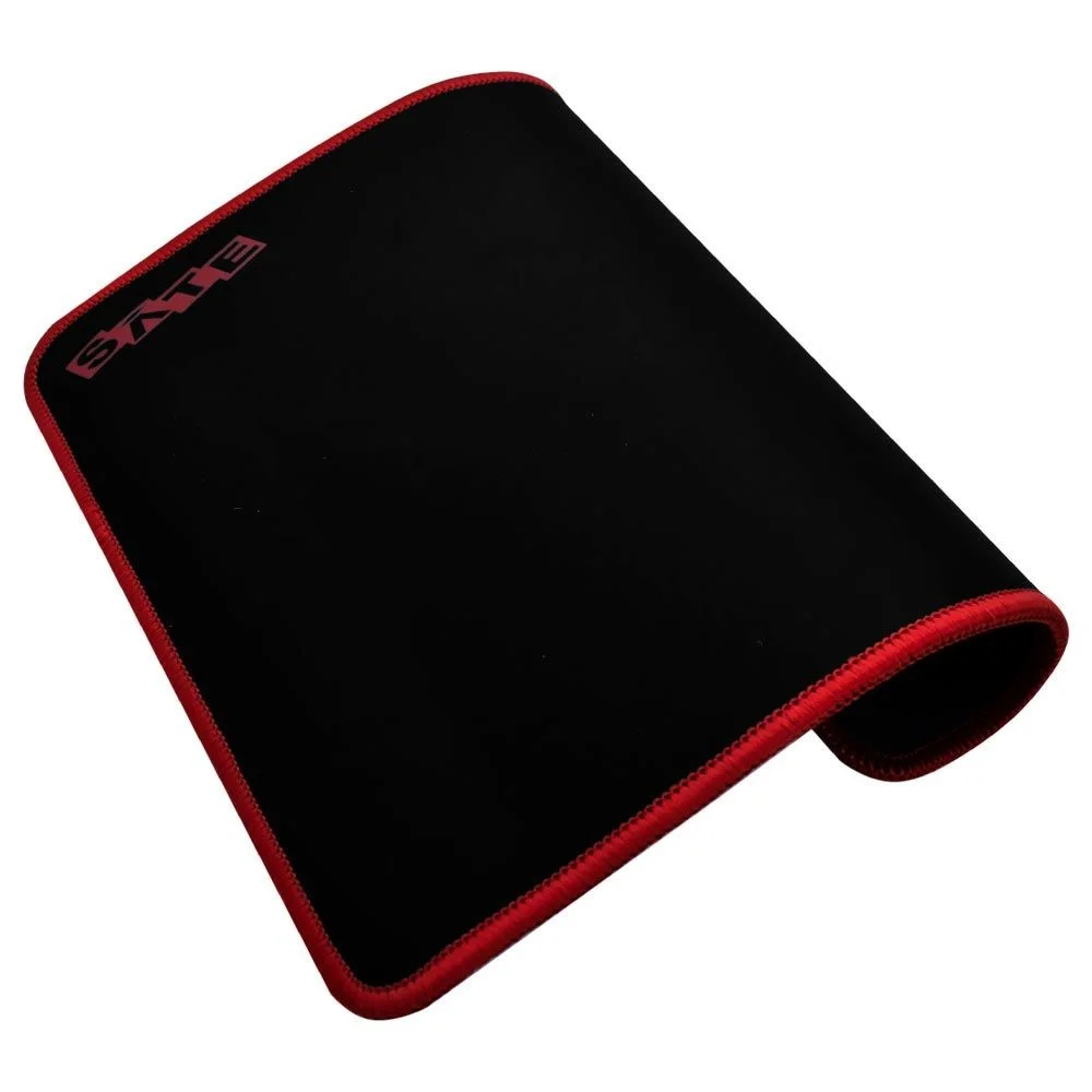 Imagem 3 de 3 do produto Mousepad Gamer Satellite A-pad012 210x250mm Base Emborrachada Tecido Speed Deslizamento Suave Vermelho