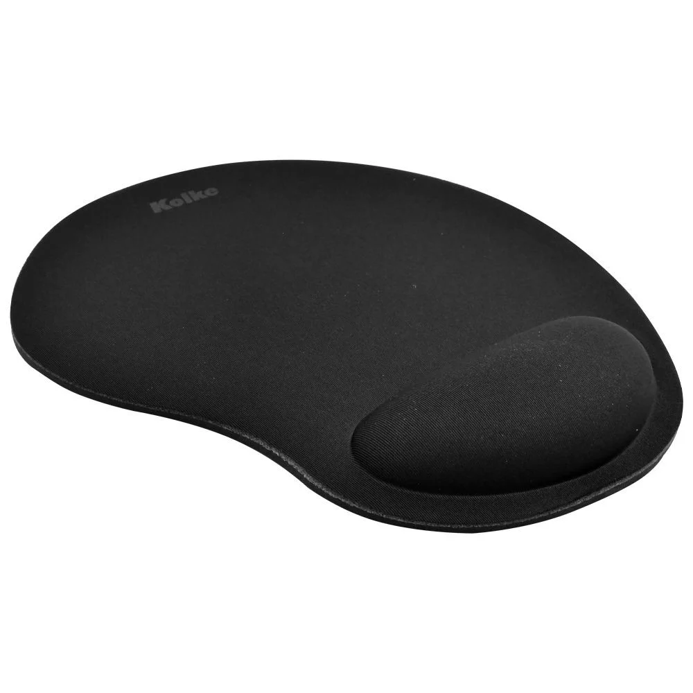 Imagem 3 de 3 do produto Mousepad Kolke Ked-149 Com Apoio De Pulso Em Gel Ergonômico 200x240mm Base Antiderrapante Preto Conforto Escritório